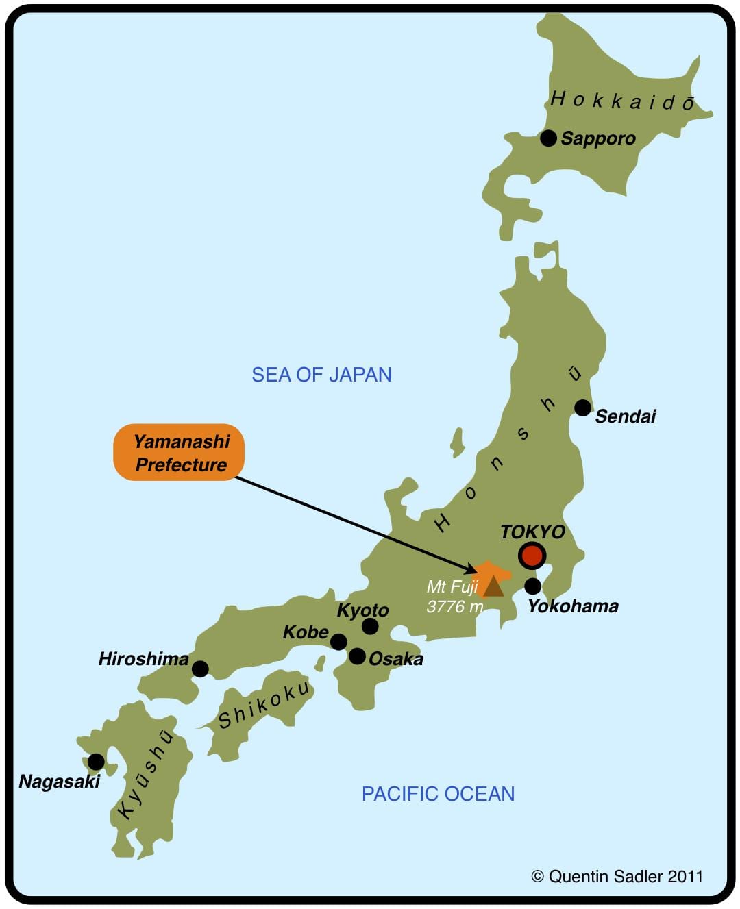 Yokohama pada peta