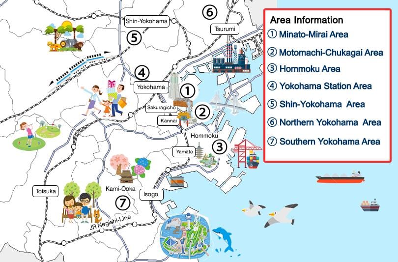 Yokohama lihat peta