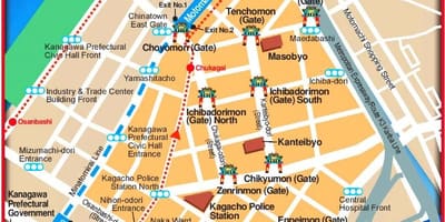 Peta pecinan Yokohama