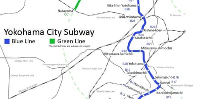 Yokohama metro peta
